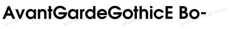 AvantGardeGothicE Bo字体转换